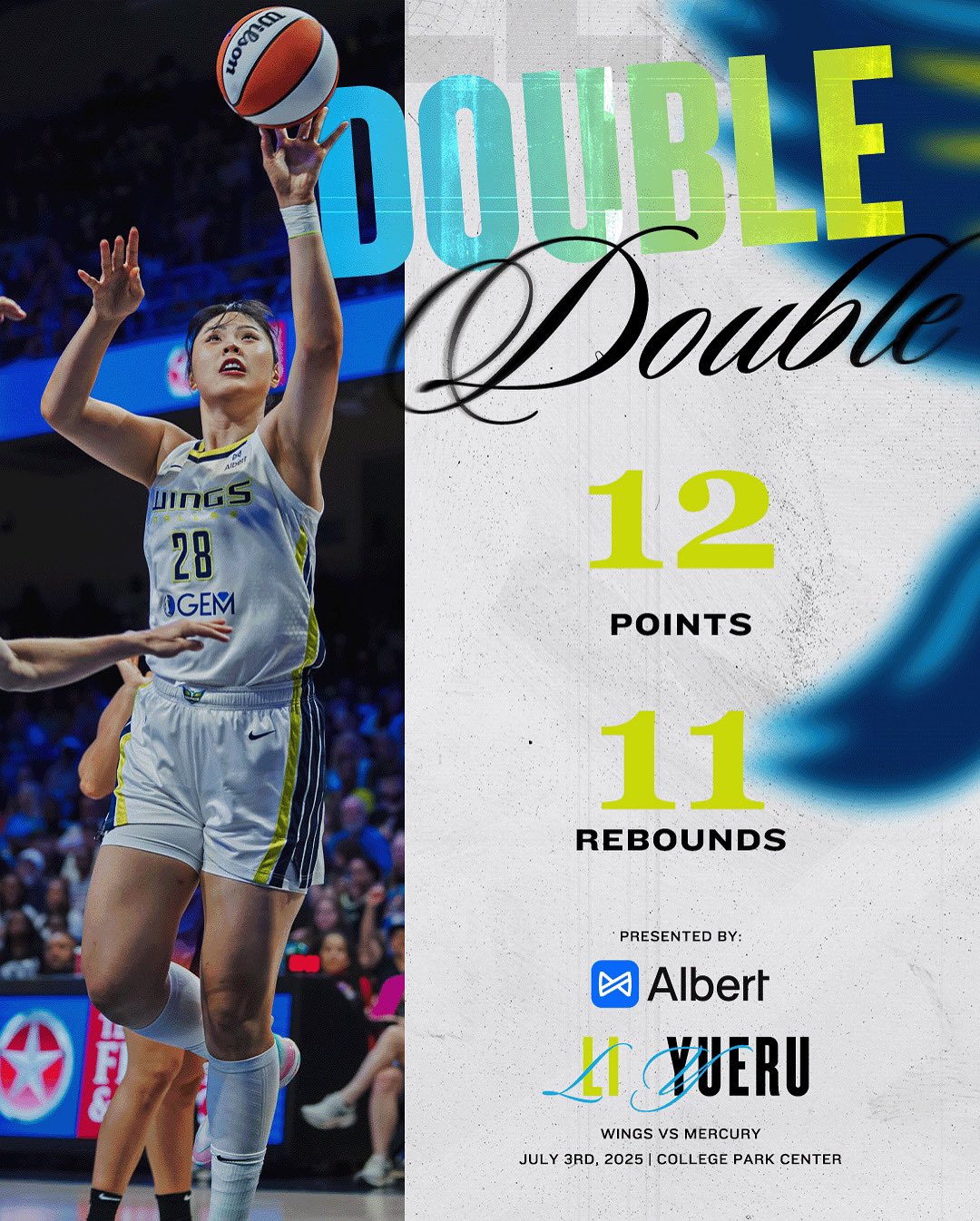 华体会体育官网-李月汝WNBA赛季高光：转战飞翼焕发新生，对阵狂热独得20分